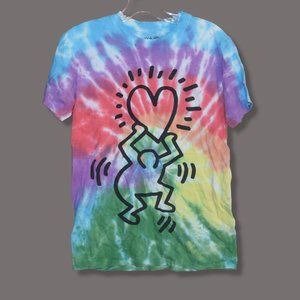 Keith Haring Tye Dye Short Sleeve T-Shirt Size XS